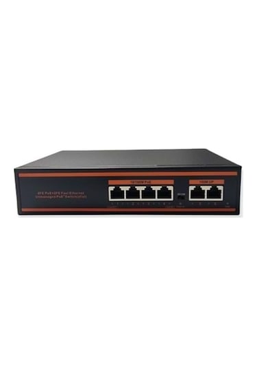 Nova ND1PG0421A 4 Port Poe 10-100-1000 Mbps 2 Port 10-100-1000 1 Port SFP 78 W Uplink Switch