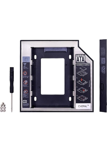 Speeduf 9.5mm Sata Hdd Harddisk Caddy Kızak Kutu Laptop Ssd Notebook İkinci Hdd Takma
