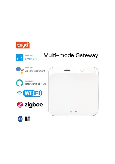 Tenfowee Tuya Zigbee Wi-fi Bt Mesh Çoklu Protokol Akıllı Ev Ağ Geçidi, Google Home İle Ses Kontrolü Beyaz