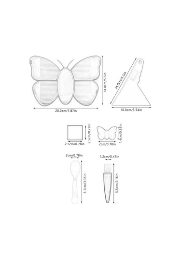 Suntek Elmas Resim Sergisi Tepsi Düzenleyici Temizlemeye Uygun