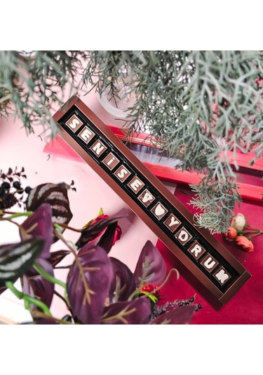 Liva Sevgililer Günü Seni Seviyorum Harf Çikolata