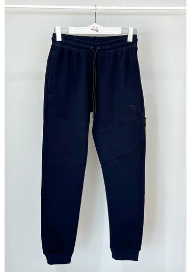 Paçası Lastikli 4 Cepli Şardonlu Erkek Eşofman Altı 7085 Lacivert Lacivert