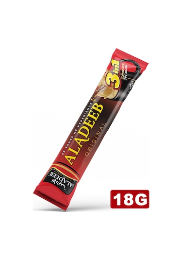 Aladeeb 3’ü 1 Arada Kahve Original Pratik Tek Kullanımlık Hazır Kahve 48 x18 G