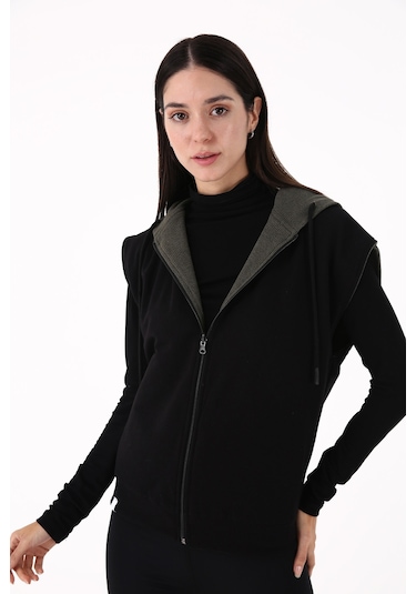 Scorp Impact Reversible Kadın Çift Taraflı Yelek Haki Standart Çok Renkli