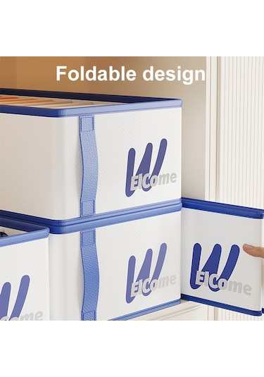 Sones Ana Sayfa Giyim Bölmeleri Nem Geçirmez Saklama Kutusu Katlanabilir Pantolon Düzenleyici Beyaz Küçük 7-ızgara Diğer