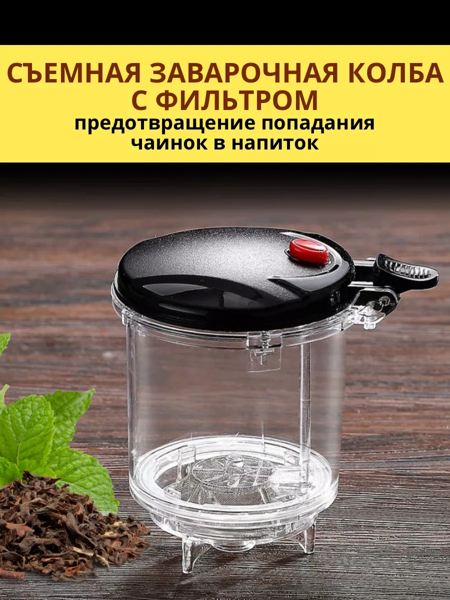 Ce Düğmeli Ve Filtreli 750 Ml Funfusa Demlik 182481736 Beyaz