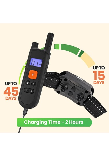 Uu0248 Bark Tasmasıuzaktan Kumandalı Köpek Eğitim Tasması Siyah