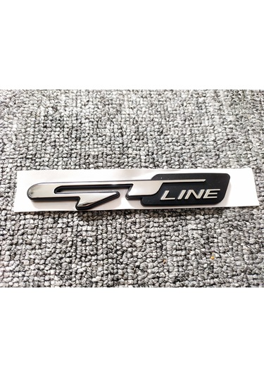Gt Line Yazı Logo Arma Abs Krom Renk Gt Arma Logo Çamurluk Bagaj
