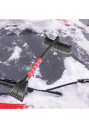 Suntek Magideal Otomatik Kar Fırçası Ön Cam Buz Kazıyıcı Kırmızı - Siyah