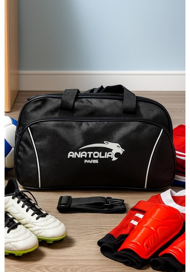 Newfull Sport Anatolia Pars Astarlı U Kapak Seyahat Çantası-orta Siyah