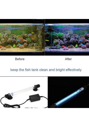 Honmex Akvaryum Uv Cilt Ve Alg Temizleyici Işığı 13w Avrupa Standartı - Temiz Ve Parlak Akvaryum İçin