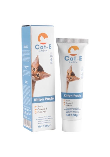 Amica Cat-e Kitten Paste Yavru ve Anne Kediler İçin Mal Macunu