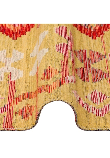 Hoom Rugs Vagrant Vgt 03 Red Yıkanabilir Çift Taraflı Otantik Halı