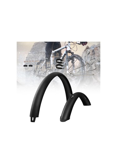 Suntek Dağ Bisikleti Çamurlukları 29-inç-gümüş-diş-teli Gümüş