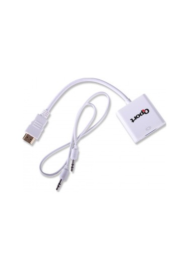 Qport Q-hd-vgj Hvj Hdmı To Vga Çevirici