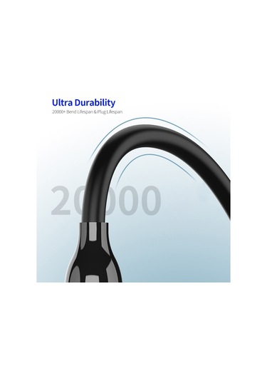 Csdake Gösterge Işıklı 2'si 1 Arada Şarj Kablosu Pd 100 W Type-c To Type-c - Lightning Veri Kablosu 1.2 M