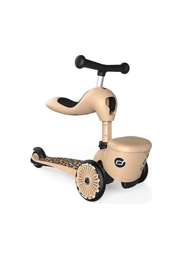 Scoot And Ride Highwaykick 1 Lifestyle Scooter - Leopard 210621-96607 Pembe