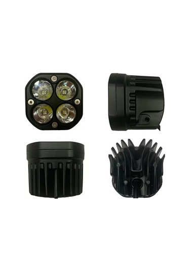 40w Sarı Işık Motosiklet Led Spot Far Araba Ön Tampon Işık Off-road Araç Modifiye Çatı Işık