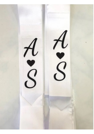 Gelin Damat Isimli Tören Takı Kurdelesi 2 Adet B-31