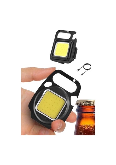 Bfs Kamp Çadır Lambası Şarjlı El Feneri Işıldak Anahtarlık Mini Mıknatıslı Çok Renkli