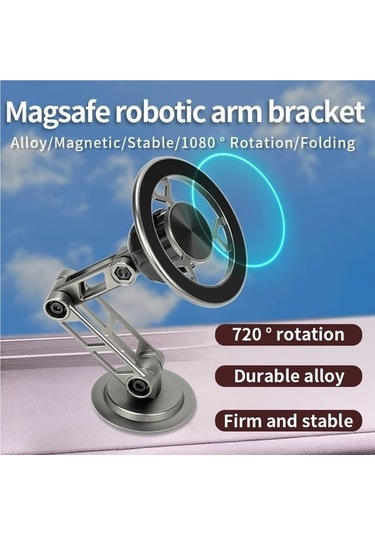 Muduan Araba Cep Telefonu Tutucusu Manyetik Araç Kontrol Paneli 360 Rotasyon Navigasyon Araç Tutucusu Bej Yok Havalandırma Xtzw1j