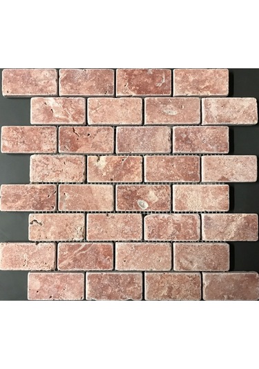 Kale Carena Red Midi Tuğla Dizimi Doğaltaş Fileli (60Rrd032)