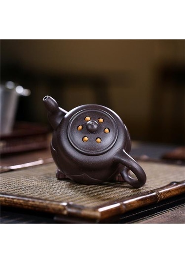 Çaydanlık Cevheri Siyah Çay Lotus Zhuni Çaydanlıklar Altın