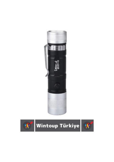 Premium Kompakt Kamp Avcı Balıkçı Deprem Enerji Tasarruflu Beyaz Işık Pilli Mini El Feneri Çok Renkli