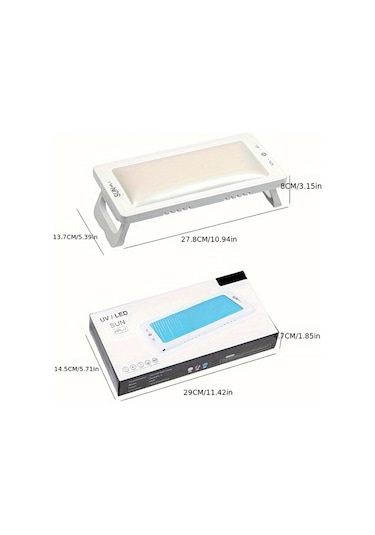 Willowhaven Mavi Kompakt Tırnak Lambası Led Jel Kurutucu Ev Ve Salon Kullanımı