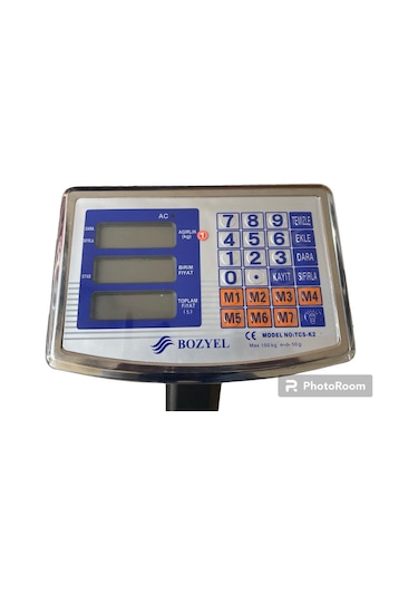 Bozyel Dijital Elektronik Terazi Kantar Katlanabilir Gövde 150 Kg