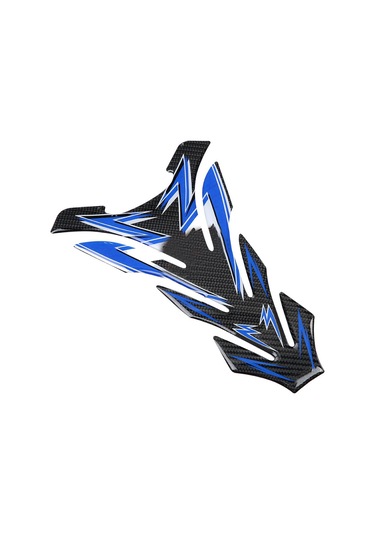 Moveevo Tq003 5d Gerçek Karbon Fiber Motosiklet Tankı Kırık Desenli Sticker - Kırık Koruyucu, Dayanıklı, Kolay Uygulama