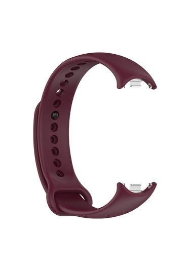 Ekılıf - Xiaomi Mi Band 8 Uyumlu - Kordon Klasik Kordon Silikon Strap Kayış - Siyah