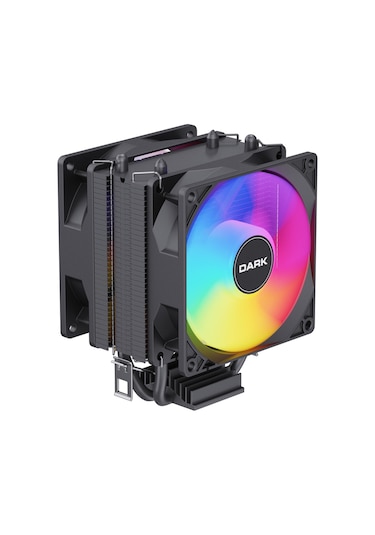 Dark Freezer X94Rd. 2X92Mm 4Pin Pwm Kırmızı Led Fanlı Dkccx94Rd