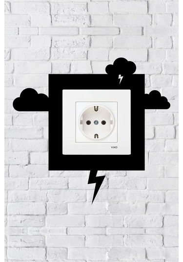 Şimşek Tasarım Priz Çerçevesi İç Ölçü 8,4x8,4 Cm Dekoratif Priz - Anahtar Çerçevesi