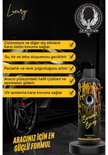 Araç Hızlı Seramik Sprey Nano Seramik Kaplama Ve Boya Koruma Coat