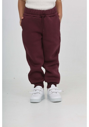 Toontoy Kız Çocuk Nakış Detaylı Eşofman Alt Mor