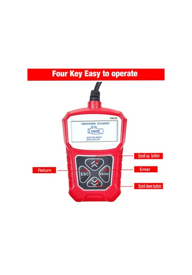 Konnweı Kw310 Evrensel Araba Tarayıcı Profesyonel Otomotiv K15034r