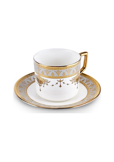 Karaca  Tuğra 6 Kişilik Kahve Fincan Takımı 100 Ml