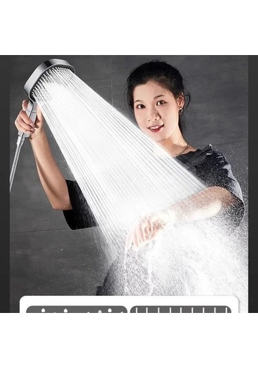 Tongxida Bosphorusboutique Siyah Panel Modu Masajlı Duş, 3 Bölümlü İç Siyah Duş Cm Büyük Başlık Siyah