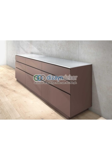760h6500m Blum Movento Tip-on Blumotion Frenli-basaç Çekmece Rayı 65 Cm