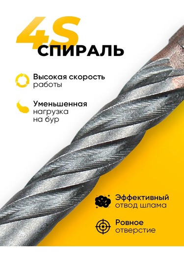 Elemon Beton İçin Burgulu Ucu 8x110 Mm Sds-plus 4 Kesici 4s Spiral 385877772