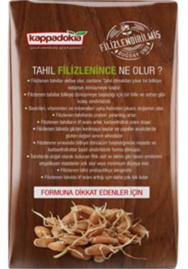 Kappadokia Filizlendirimiş Buğday Unu 1 Kg