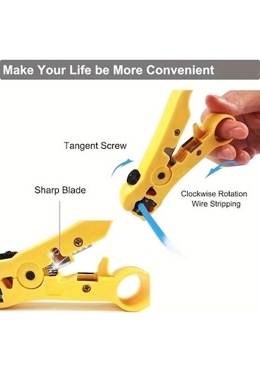 Xuweiwei Profesyonel Cok Fonksiyonlu Kablo Soyucu Ve Sikma Ale