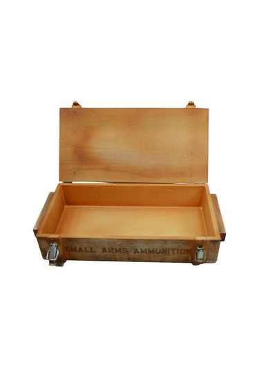 Dekoratif Cephane Kutusu El Yapımı Dekoratif Çok Amaçlı Kutu