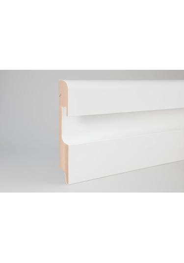 Effect Serisi 11.5 Cm Lake Beyaz Led Kanallı Ledli Pvc Süpürgelik