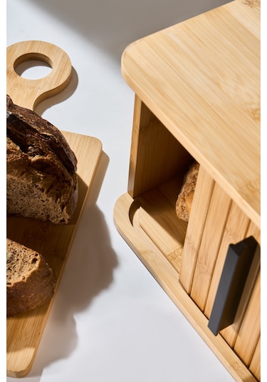 Karaca Pamir Bambu Ekmek Kutusu Kahverengi