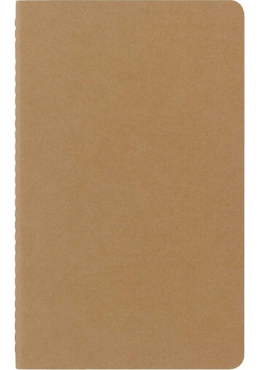 Moleskine Çizgisiz Cahier Not Defteri 3 Lü Set L Boy Kraft Kahve