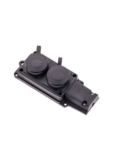 Byes 1x16a 2p+e 250v Kauçuk İkili Priz