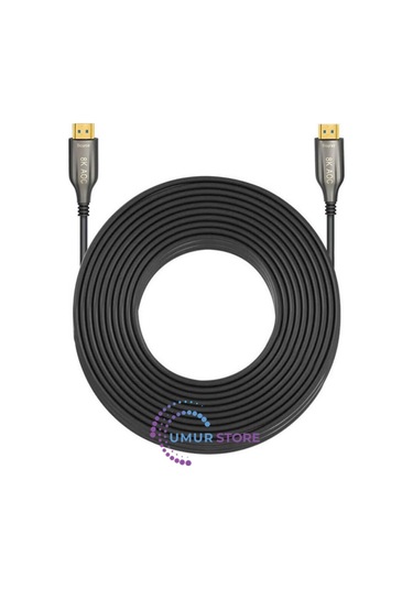 40 Metre - Aoc Fiber Hdmı 2.1 Kablo - 48gbps, 8k 60hz, 4k 120hz, 4k 60hz, Earc, D-hdr, Dolby Vision