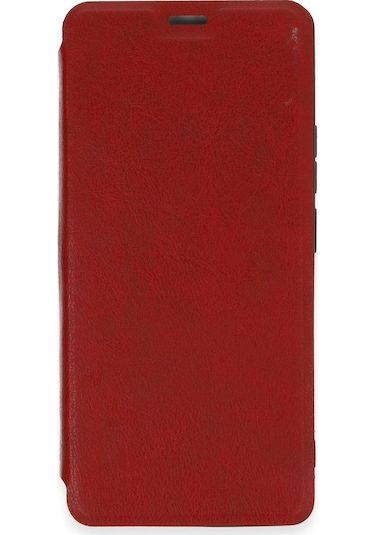 Newface Xiaomi Redmi Note 13 4g Kılıf Flip Cover Semeglbl - 51 - Kırmızı